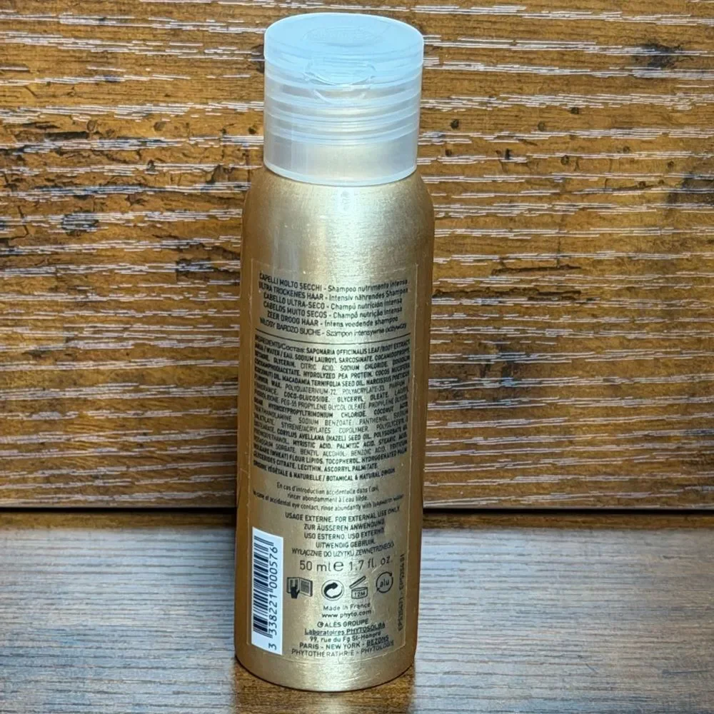 Phyto Phytoelixir Intense Nutrition Shampoo, Bundle 3. Travel Size. NEW!